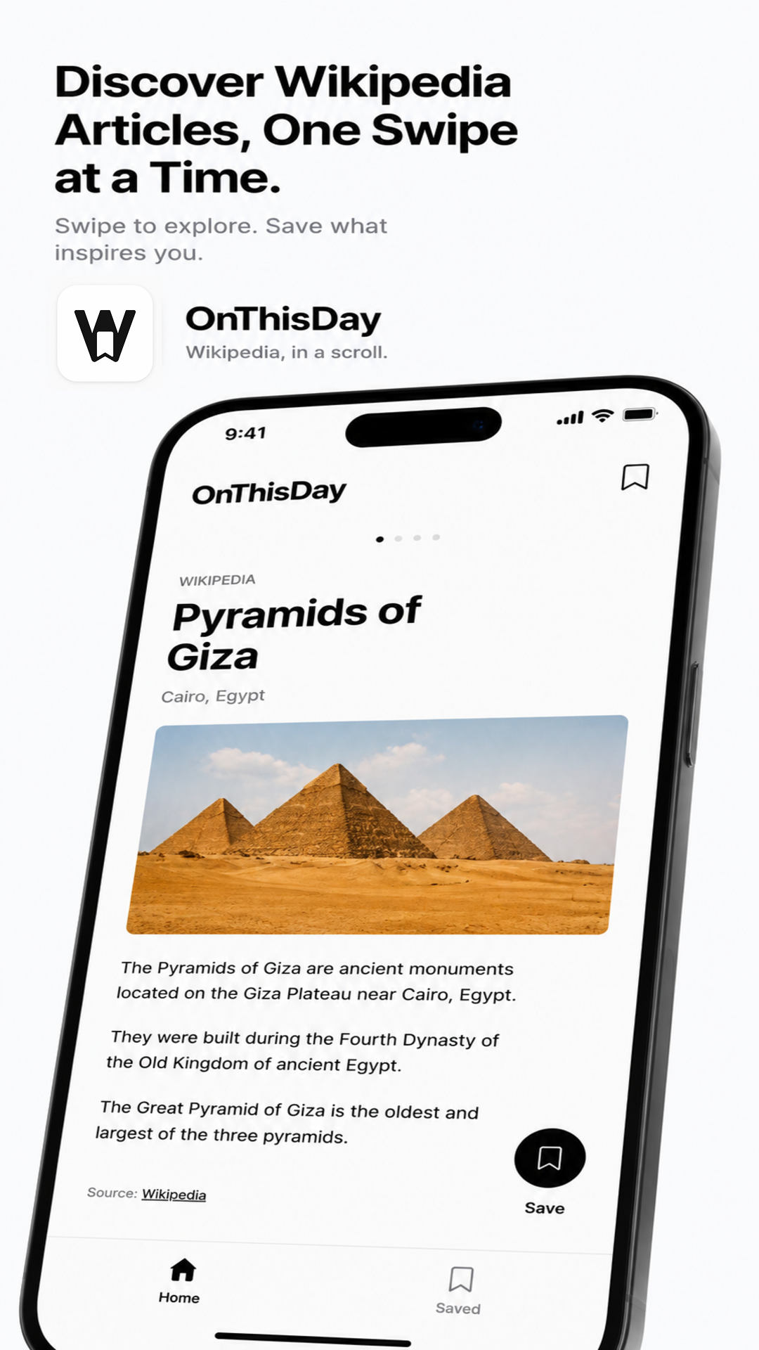 OnThisDay — Pyramids of Giza
